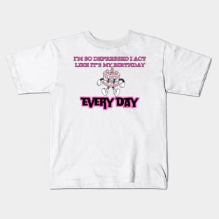 Depressed Cake Kids T-Shirt